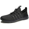 image:imageDLGJPA Mens Lightweight Quick Drying Aqua Water Shoes Athletic Sport Walking Shoes19127allblack