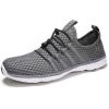 image:imageDLGJPA Mens Lightweight Quick Drying Aqua Water Shoes Athletic Sport Walking Shoes19127dark Gray