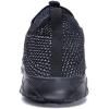 image:imageDLGJPA Mens Lightweight Quick Drying Aqua Water Shoes Athletic Sport Walking ShoesAllblack