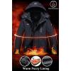 image:imageDLGJPA Mens Mountain Waterproof Ski Jacket Hooded Windbreakers Windproof Raincoat Winter Warm Snow Coat