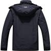 image:imageDLGJPA Mens Mountain Waterproof Ski Jacket Hooded Windbreakers Windproof Raincoat Winter Warm Snow Coat
