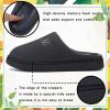 image:imageDLGJPA Womens Comfort Memory Foam Slippers Warm Indoor Outdoor House ShoesDarkgray