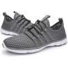 image:imageDLGJPA Womens Lightweight Quick Drying Aqua Water Shoes Athletic Sport Walking ShoesDarkgrey