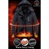 image:imageDLGJPA Womens Mountain Waterproof Ski Jacket Hooded Windbreakers Windproof Raincoat Winter Warm Snow Coat