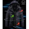 image:imageDLGJPA Womens Mountain Waterproof Ski Jacket Hooded Windbreakers Windproof Raincoat Winter Warm Snow Coat