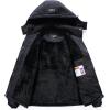 image:imageDLGJPA Womens Mountain Waterproof Ski Jacket Hooded Windbreakers Windproof Raincoat Winter Warm Snow Coat