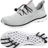 image:imageDLGJPA Womens Lightweight Quick Drying Aqua Water Shoes Athletic Sport Walking ShoesLight Gray