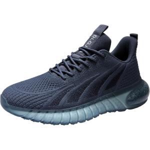 image:imageDLGJPA Mens Breathable Fashion Sneaker Comfortable Running Shoes Lightweight Walking Shoes Navy