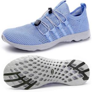 image:imageDLGJPA Mens Lightweight Quick Drying Aqua Water Shoes Athletic Sport Walking ShoesGrayblue