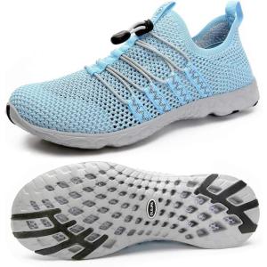 image:imageDLGJPA Womens Lightweight Quick Drying Aqua Water Shoes Athletic Sport Walking Shoes19009moonlight