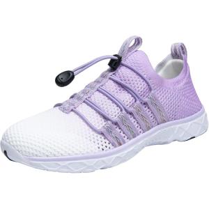 image:imageDLGJPA Womens Lightweight Quick Drying Aqua Water Shoes Athletic Sport Walking Shoes19009purplegradient