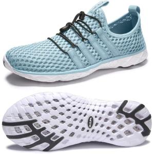 image:imageDLGJPA Womens Lightweight Quick Drying Aqua Water Shoes Athletic Sport Walking ShoesLightblue